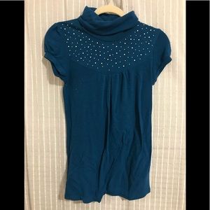 Turtleneck short Sleeve Sweater!